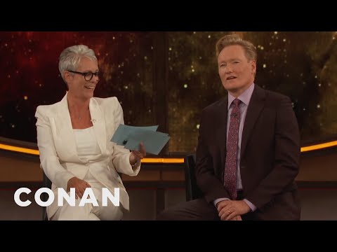 Jamie Lee Curtis Gives Conan The Comic-Con® Citizenship Test | CONAN on TBS