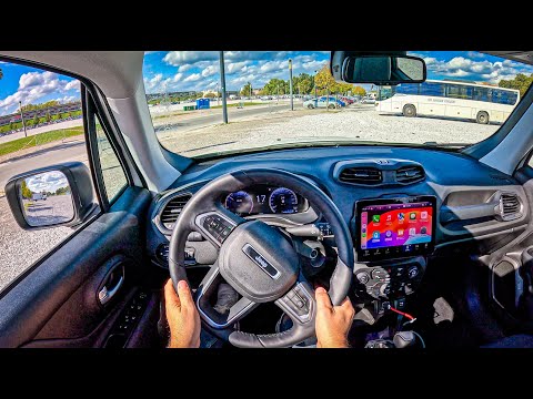 NEW Jeep Renegade 2025 [1.5 Turbo MHEV 130 hp] |0-100| POV Test Drive #2196 Joe Black
