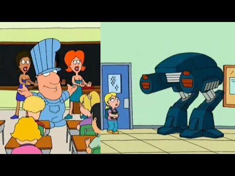 Family Guy Cutaways 2x10 - Schoolhouse Rock Sex Education / XL-K Hall Monitor