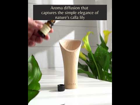 New aroma wooden diffuser by Vorda - The Calla Lily