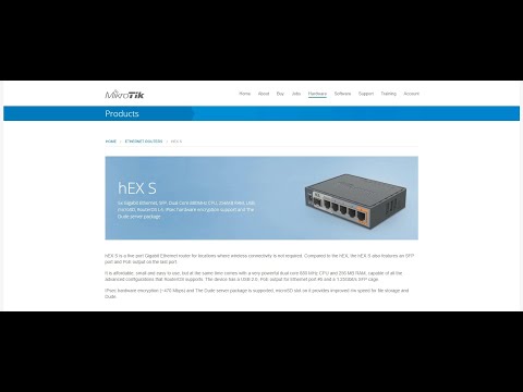 MikroTik hEX S Basic Setup