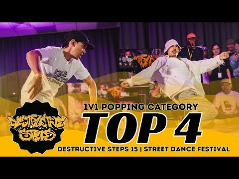 Poppin Jack (AUS) vs Jenes (JPN) | TOP4 | 1V1 POPPING | DESTRUCTIVE STEPS 15