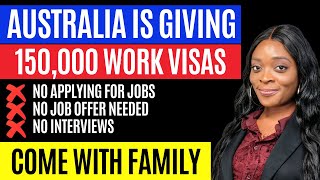 Urgent! Australia Work Visa, No Interviews, No Job Offer