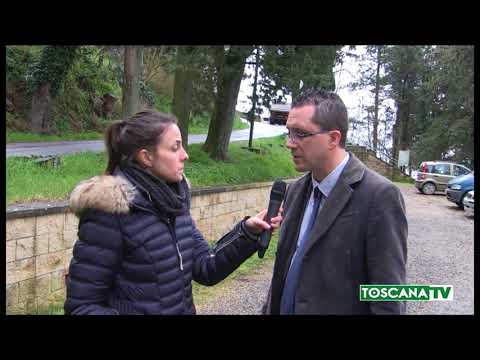 2018-04-04 VOLTERRA - CROLLATA PORZIONE DI STRADA A MAZZOLLA