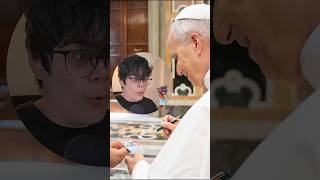 O Papa é fã de #pokemontcg ?