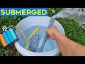 DIY Mini Well Water Pump Made Of Plastic Pipes And Motor Submersible Water Pump
