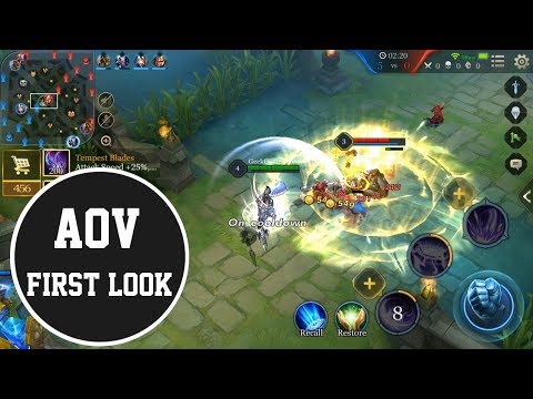 FIRST AOV GAME ZANIS (FIRST LOOK)