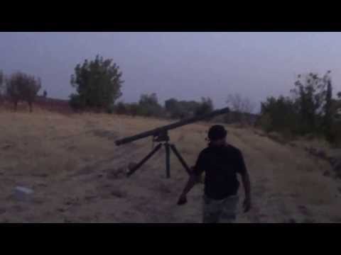 استهداف مقرات النظام بصاروخ غراد من قبل تجمع ألوية وكتائب النخبة في ريف حماة