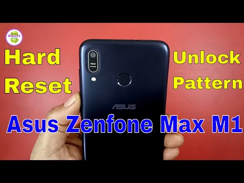 how to unlock asus zenfone max pro m1 || hard reset with pattern unlock