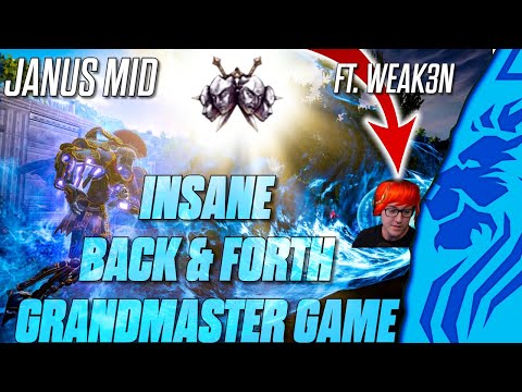 JANUS MID INSANE BACK & FORTH GRANDMASTER GAME FT. WEAK3N!