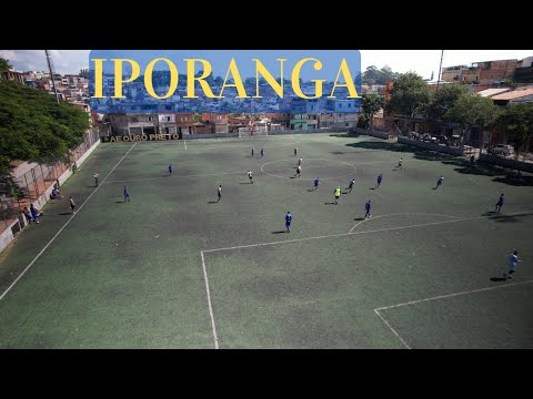 Drone filma campo do Iporanga na zona sul de São Paulo SP