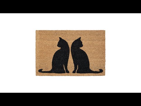 Katzenmotiv mit | Fußmatte home24 kaufen Kokos