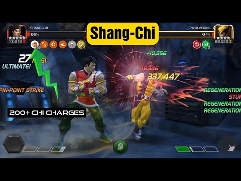 Shang-Chi with 200+ chi charges Destroyed Rol wolverine | #mcoc #marvel #contest #shangchi