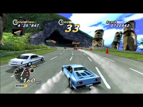 Outrun Online Arcade (PS3) endings A and B