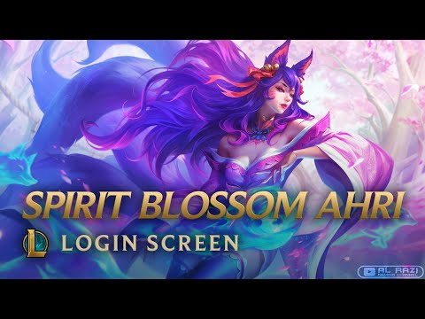 Spirit Blossom Ahri Rose Quartz Chroma | Login Screen - League of Legends [4K 60fps Animated Splash