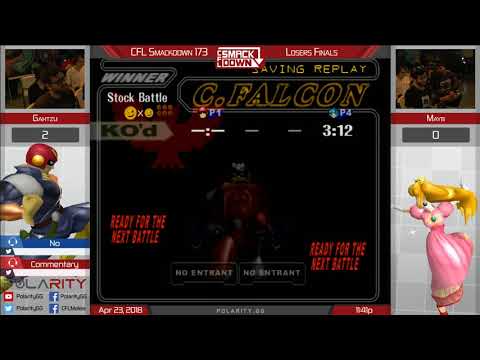 CFL Smackdown 173 Melee - Gahtzu (Falcon) vs Mayb (Peach) - Losers Finals