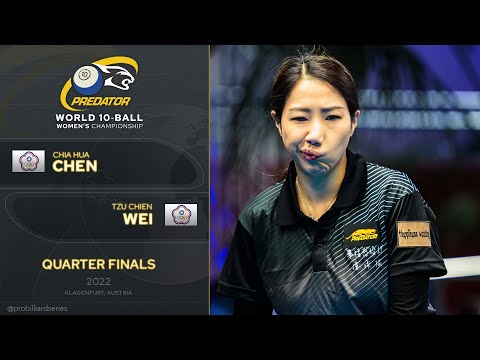 Chia Hua Chen vs. Wei Tzu Chien ▸ Predator World Women’s 10-Ball Championship