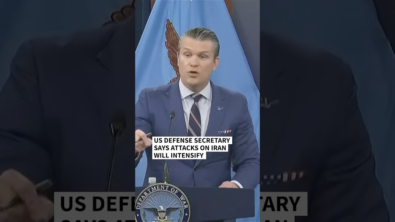 Video | US defense secretary says attacks on Iran will intensify | AFP