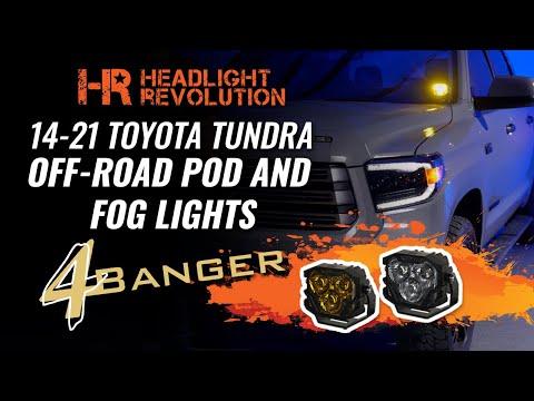 Morimoto 4Banger LED Fog & A-Pillar Light Install for the 2014-2021 Toyota Tundra