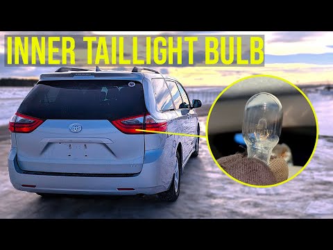 How to Replace Inner TailLight Bulb - Toyota Sienna (2011-2020)
