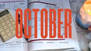 weekly budget check-in: let's review and close out the October Budget!