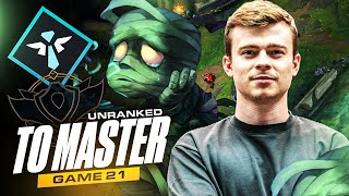 21 - AMUMU SUPPORT FIRST TIME : UNRANKED TO MASTER HARD MODE