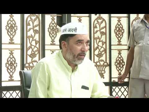 Gopal Rai briefs media on Poorna Rajya Andolan