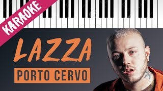 Lazza | Porto Cervo (Dolcenera Version) // Piano Karaoke con Testo
