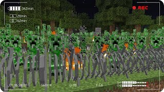 APOCALIPSIS DE CREEPERS EN MINECRAFT | RETO DE LA BASE VS APOCALIPSIS EN MINECRAFT