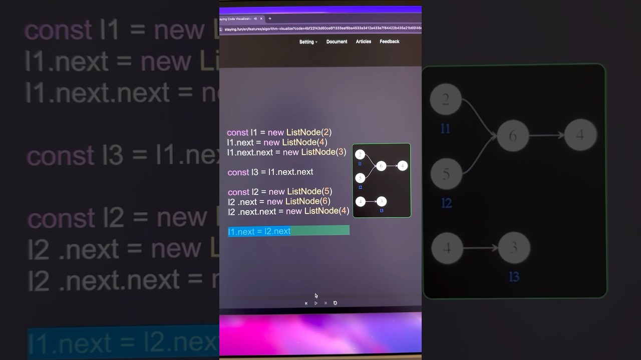 Visualize algorithms and data structures in real time #coding #development #algorithm
