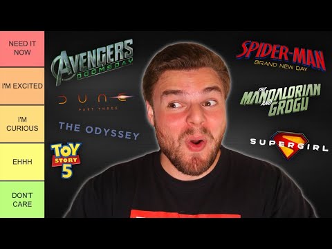 Most Anticipated 2026 Movies Ranked! (Tier List)