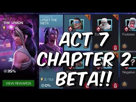 Act 7 Chapter 2 Beta! - First Look At Next Endgame Content - Marvel Contest of Champions