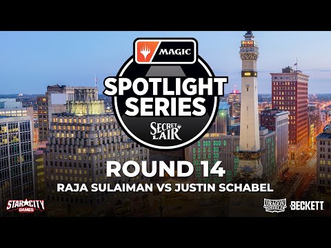 Raja Sulaiman vs Justin Schabel | Round 14 | Magic Spotlight: Secret Lair | Modern