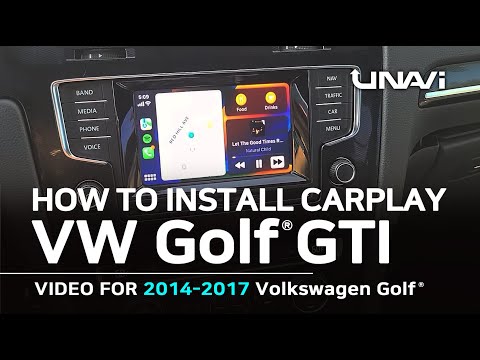 How to install Apple CarPlay into Volkswagen Golf GTI 2014, 2015, 2016, 2017