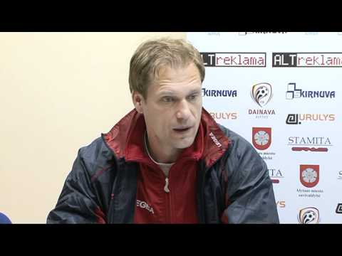 Alytaus "Dainavos" ir Tauragės "Tauro" įvarčiai ir spaudos konferencija