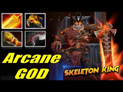 Unbeatable  Arcane Wraith King - Dota 2 Pro Gameplay