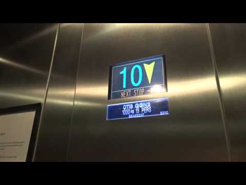 2010 OTIS Gen2 Fast MRL Traction Elevators/Lifts@Hotel Anker***, Oslo, Norway