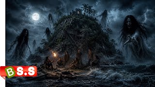 An island where humans and ghosts live together.