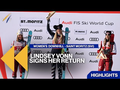 Lindsey Vonn Signs Her Return | Highlights | FIS Alpine