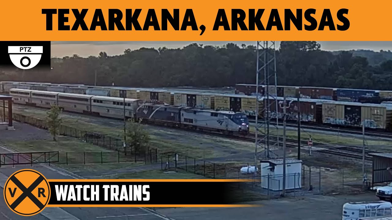 Live webcam view of Texarkana Railroad Trainspotting PTZ