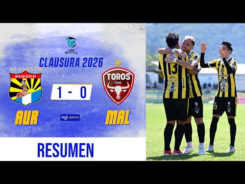 PRIMERA VICTORIA DE LOS TIGRES | Aurora 1-0 Malacateco | Resumen Completo