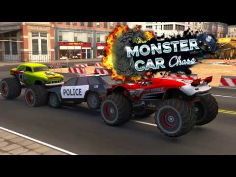 Monster Car Police Chase - Crime City Driving Video