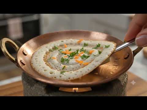 Miniature Chefs Make a Crispy Dosa