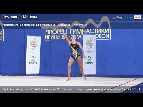 Alexandra Skubova clubs Moscow Championship 2025 26.40