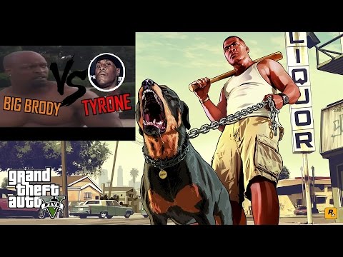 Tyrone VS Big Brody Vine Compilation #imtyrone #bigbrody (GTA V Version)