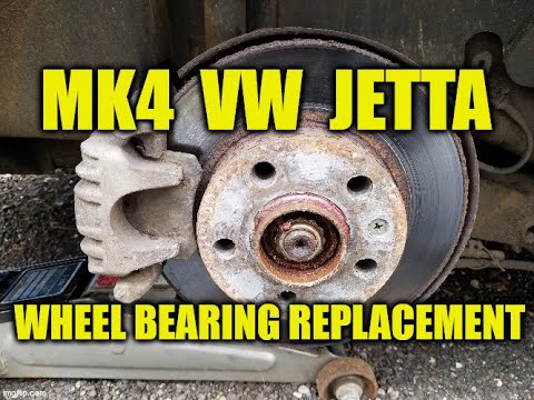 VW MK4 Jetta rear wheel bearing replacement