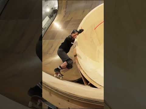 Tony Hawk Going Down A Spiral Loop