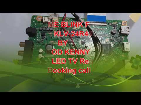 HOW TO FIX SIX TIME BLINK IN SONY KLV -24R402 BY MAGICCARE ELECTRONICS