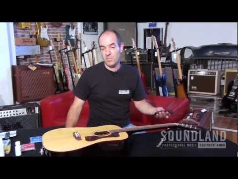 Soundland Tutorials - Saiten aufziehen / Saiten wechseln Westerngitarre / Folkgitarre