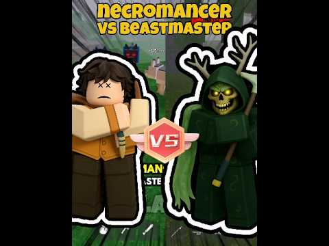 Necromancer vs Beastmaster? 🔥 99 nights in the forest #robloxedit